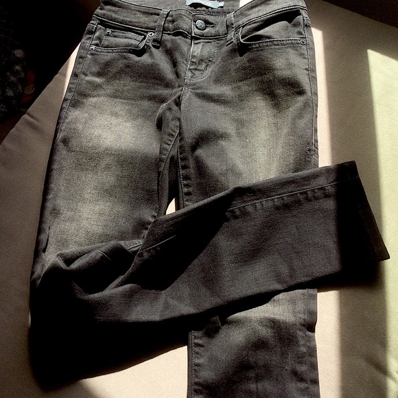 Anthropologie Denim - Level 99 Lily Skinny Straight Black Jeans